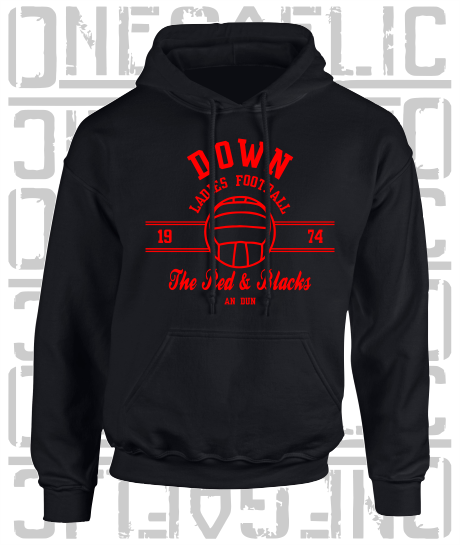 Ladies Gaelic Football LGF Hoodie - Adult - Down