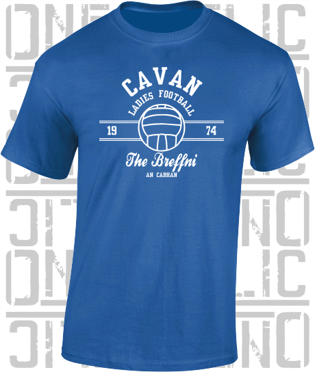 Ladies Gaelic Football LGF T-Shirt - Adult - Cavan