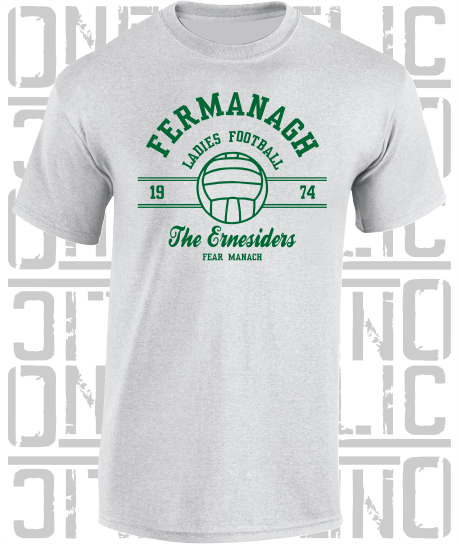 Ladies Gaelic Football LGF T-Shirt - Adult - Fermanagh