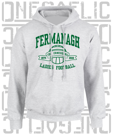 Ladies Gaelic Football Hoodie - Adult - All Counties Available