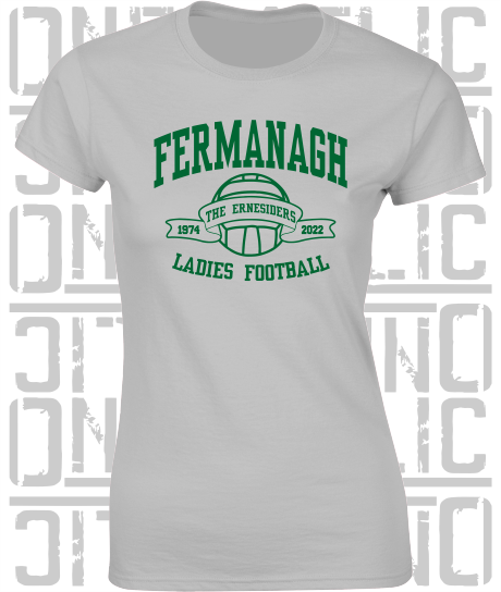 Ladies Football - Gaelic - Ladies Skinny-Fit T-Shirt - Fermanagh