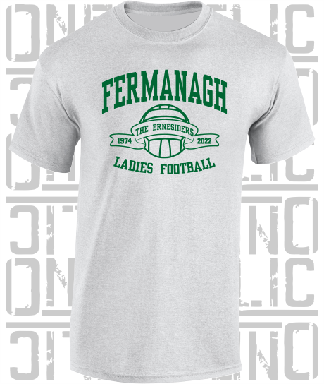 Ladies (Gaelic) Football T-Shirt  - Adult - All Counties Available