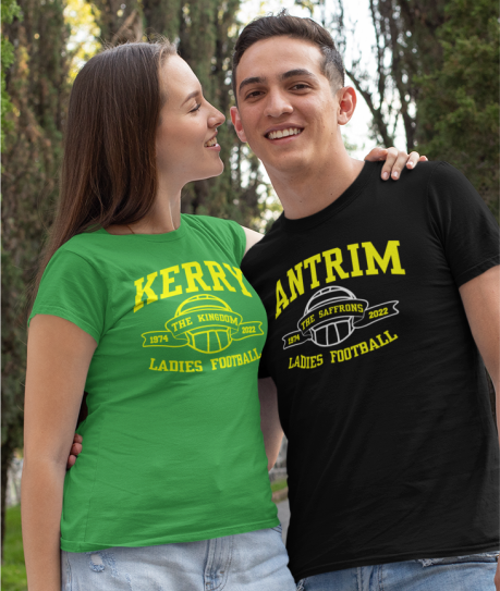 Ladies (Gaelic) Football T-Shirt - Adult - All Counties Available
