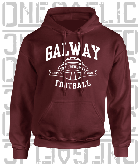 Football - Gaelic - Adult Hoodie - Galway