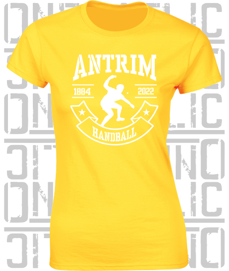 Handball Ladies Skinny-Fit T-Shirt - All Counties Available