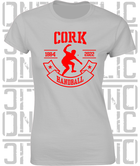 Handball Ladies Skinny-Fit T-Shirt - All Counties Available