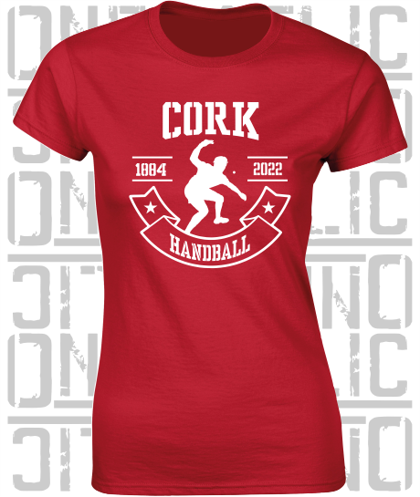 Handball Ladies Skinny-Fit T-Shirt - Cork