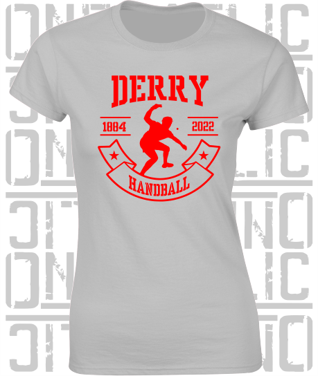 Handball Ladies Skinny-Fit T-Shirt - All Counties Available