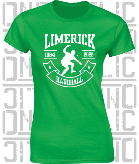 Handball Ladies Skinny-Fit T-Shirt - All Counties Available