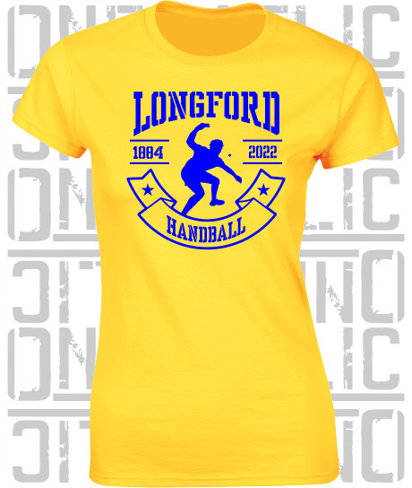 Handball Ladies Skinny-Fit T-Shirt - All Counties Available