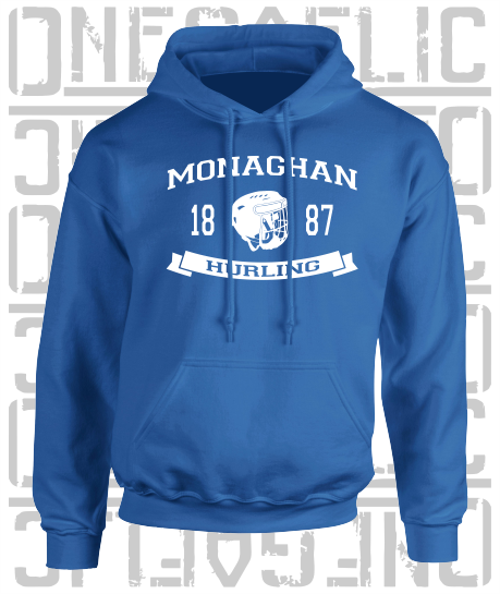 Hurling Helmet Design Hoodie - Adult - Monaghan