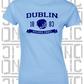 Hurling Helmet Design - Ladies Skinny-Fit T-Shirt - Dublin