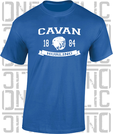 Hurling Helmet T-Shirt - Adult - Cavan