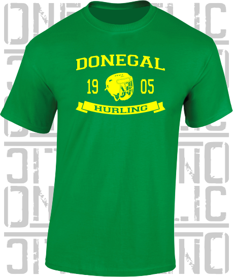 Hurling Helmet T-Shirt - Adult - Donegal