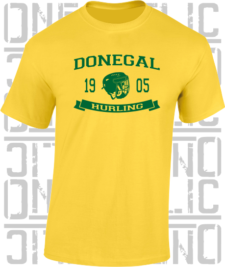 Hurling Helmet T-Shirt - Adult - Donegal