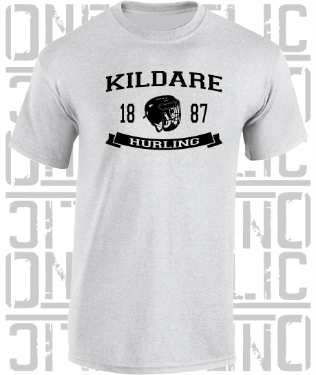 Hurling Helmet T-Shirt - Adult - Kildare