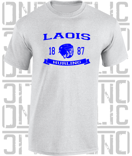 Hurling Helmet T-Shirt - Adult - Laois