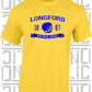 Hurling Helmet T-Shirt - Adult - Longford