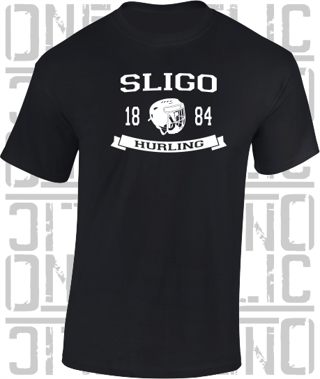 Hurling Helmet T-Shirt - Adult - Sligo