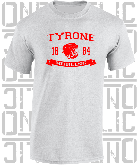 Hurling Helmet T-Shirt - Adult - Tyrone