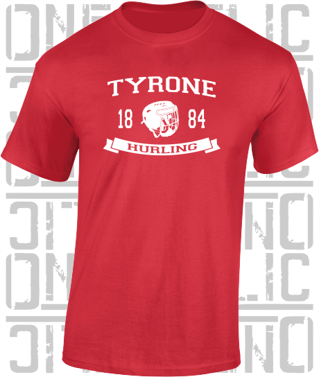 Hurling Helmet T-Shirt - Adult - Tyrone