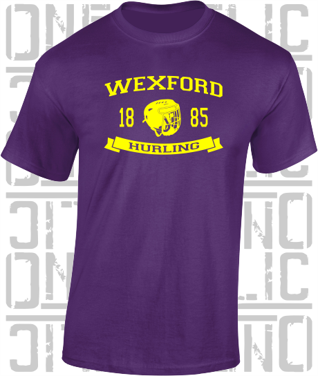 Hurling Helmet T-Shirt - Adult - Wexford