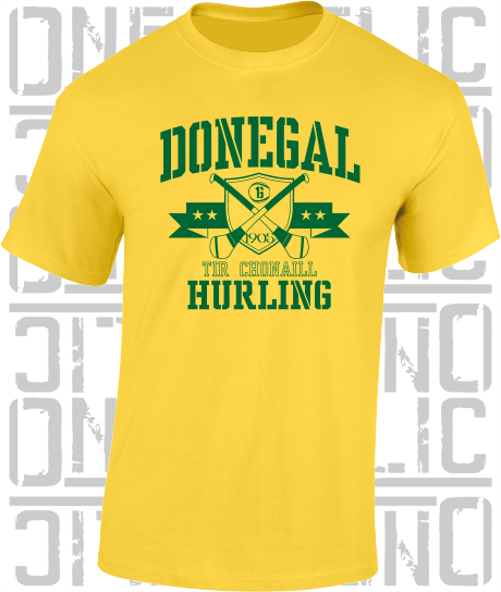 Crossed Hurls Hurling T-Shirt Adult