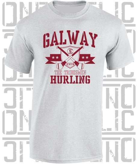 Crossed Hurls Hurling T-Shirt Adult