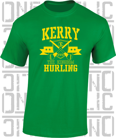 Crossed Hurls Hurling T-Shirt Adult