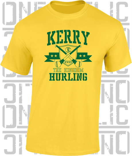 Crossed Hurls Hurling T-Shirt Adult