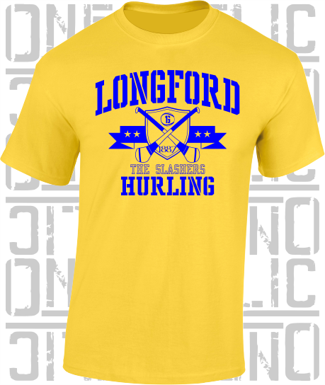 Crossed Hurls Hurling T-Shirt Adult