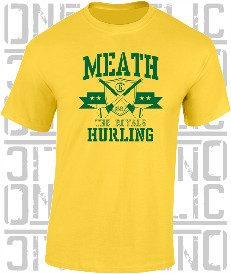 Crossed Hurls Hurling T-Shirt Adult