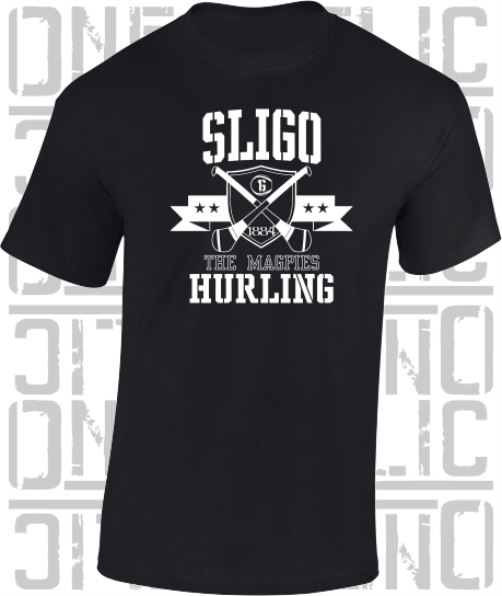 Crossed Hurls Hurling T-Shirt Adult - Sligo