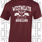 Crossed Hurls Hurling T-Shirt Adult - Westmeath