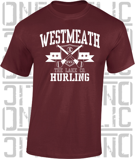 Crossed Hurls Hurling T-Shirt Adult