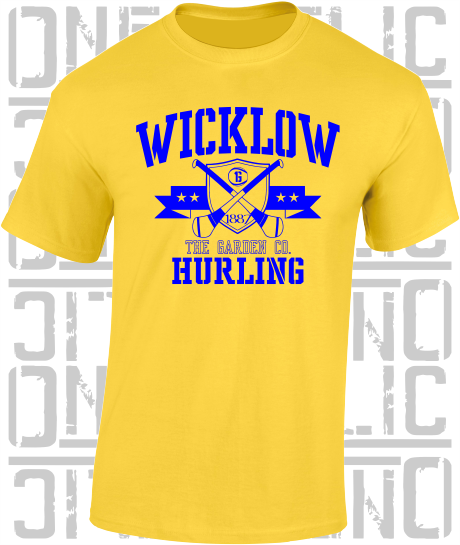 Crossed Hurls Hurling T-Shirt Adult