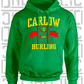 Crossed Hurls Hurling Hoodie - Adult - Carlow
