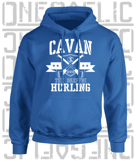 Crossed Hurls Hurling Hoodie - Adult - Cavan