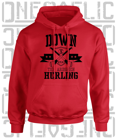 Crossed Hurls Hurling Hoodie - Adult - Down