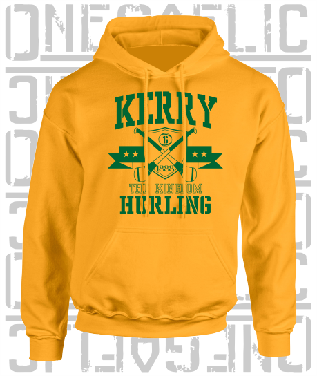 Crossed Hurls Hurling Hoodie - Adult - Kerry