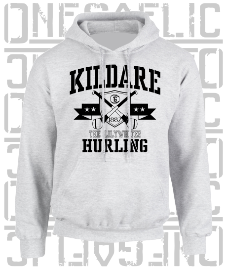 Crossed Hurls Hurling Hoodie - Adult - Kildare