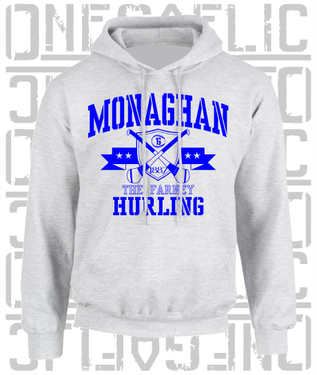 Crossed Hurls Hurling Hoodie - Adult - Monaghan