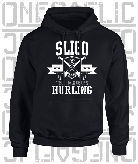 Crossed Hurls Hurling Hoodie - Adult - Sligo