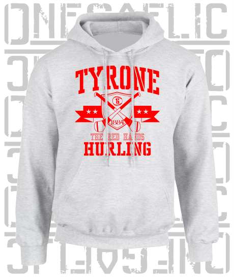 Crossed Hurls Hurling Hoodie - Adult - Tyrone