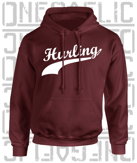 Hurling Swash Hoodie - Adult - Galway