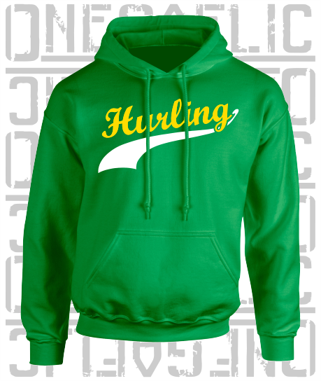 Hurling Swash Hoodie - Adult - Offaly