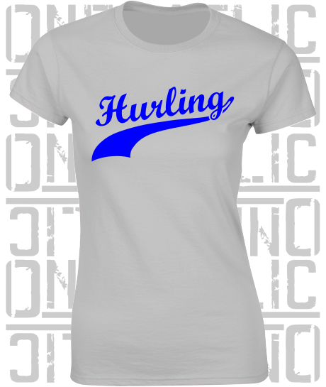 Hurling Swash - Ladies Skinny-Fit T-Shirt - Cavan