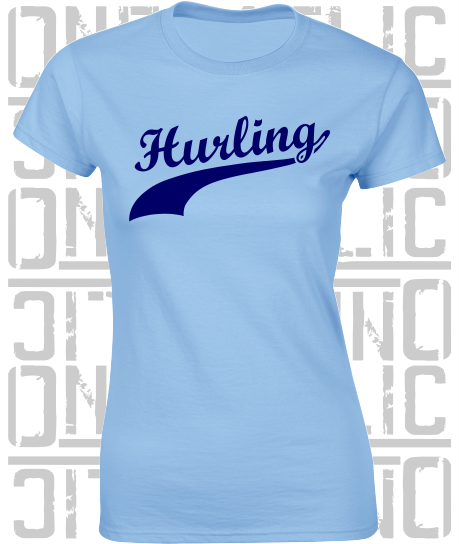 Hurling Swash - Ladies Skinny-Fit T-Shirt - Dublin