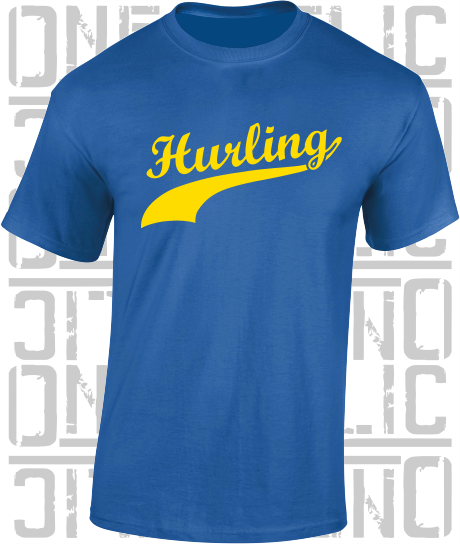 Hurling Swash T-Shirt - Adult - Roscommon