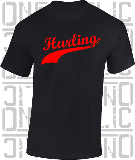 Hurling Swash T-Shirt - Adult - Down